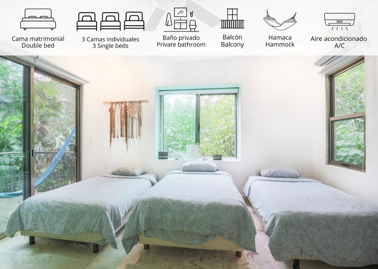كانكون Guest House La Aldea Holistic Experience المظهر الخارجي الصورة